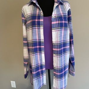 OLD NAVY Plaid Long Sleeve shirt
